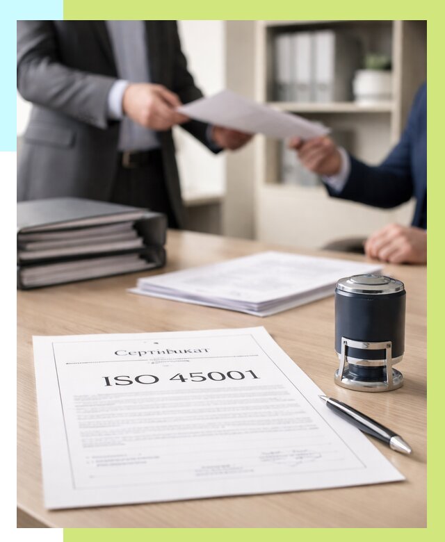 Сертификат ISO 45001 в Курчатове под ключ от 45846 р. | Сертэкс
